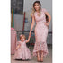 Mother Daughter in Lace Dresses - Priority Shipping Matching Mom and Daughter Outfits Little Palace Store
